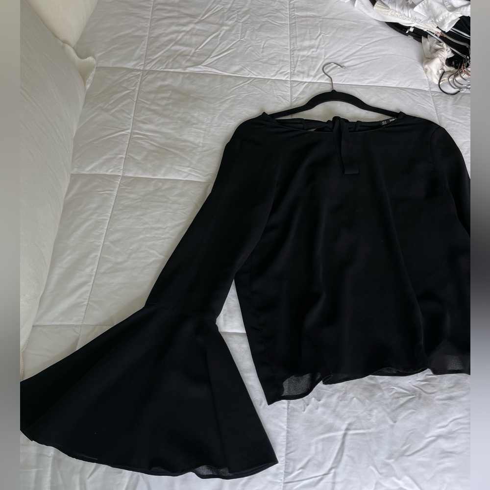 Zara Black Blouse